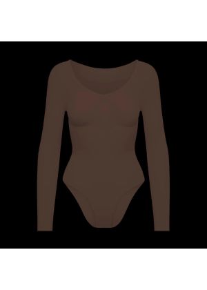Uzun Kollu Slipli Toparlayıcı Bodysuit
